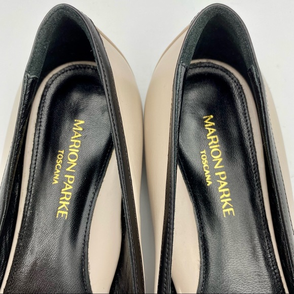 💗Marion Parke Natalie Leather Pointed Toe Flat Loafer - Picture 6 of 10